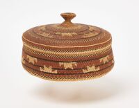 Northwest Coast Covered Basket