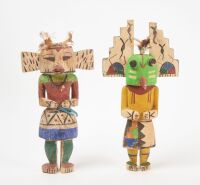 Two Katchina Dolls by the Same Maker