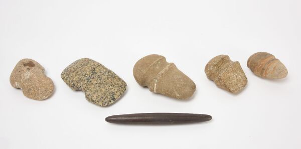 Six Native Stone Implements