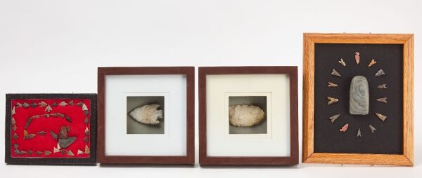 Group of Native Stone Points and Implements