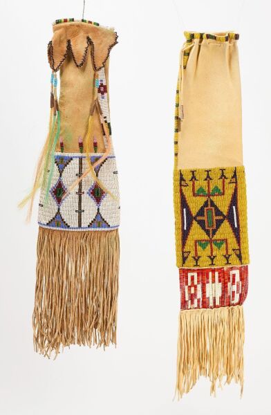 Two Beaded Pipe Bags