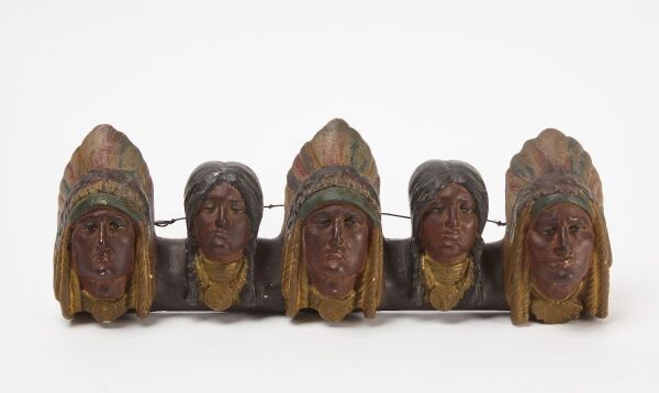 Indian Heads Wall Sculpture