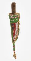 Parfleche Beaded Knife Sheath
