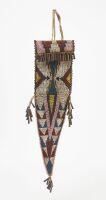 Large Native Beaded Knife Sheath