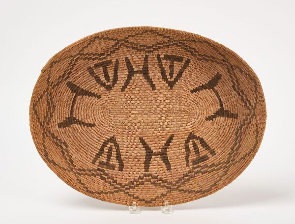Native American Oval Basket Tray