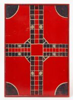 Double-Sided Checkers and Parcheesi Game Board