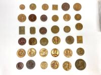 Group of International Medical Commemorative Bronze Medallions and Plaquettes