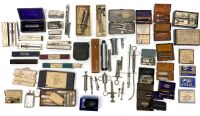 Large Group of Antique Syringes and Medical Injection Kits