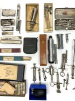 Large Group of Antique Syringes and Medical Injection Kits - 3