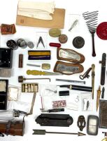 Large Mixed Group: Antique Dental/Medical, Harmonicas, Eyewear, Ephemera & Household Collectibles - 3