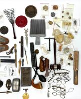 Large Mixed Group: Antique Dental/Medical, Harmonicas, Eyewear, Ephemera & Household Collectibles - 4