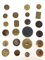 Group of European Historical, Hospital, and Military Bronze Medallions and Plaquettes - 2