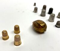 Sewing Group with Sterling and Gold - 3