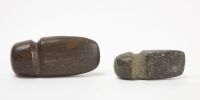 Two Grooved Stones