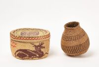 Two Northwest Coast Baskets