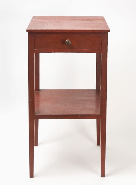Painted One-Drawer Stand