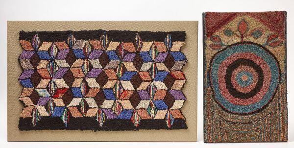 Two Hooked Rugs