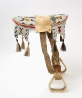 Native American Beaded Saddle - 2