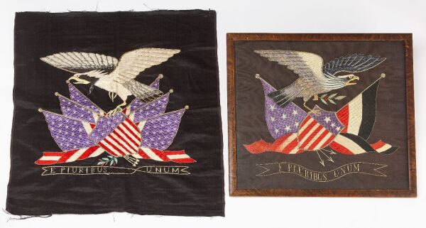 Two China Trade Embroideries