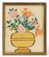 Watercolor Vase of Flowers and Others