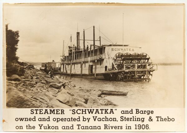 Large Photographic Poster Print of the Steamer 'Schwatka'