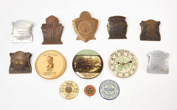 Group of Advertising Clips and Celluloid
