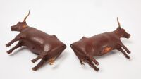 Pair of Folk Art Figures of Oxen - 4