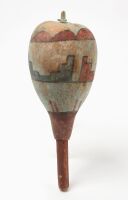 Native American Paint-Decorated Rattle - 2