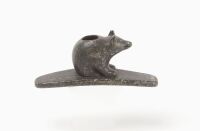 Native American Bear Effigy Stone Pipe - 2