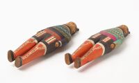 Pair of Carved Inuit Dolls - 3