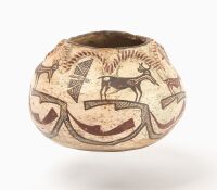 Pictorial Native Polychrome Olla