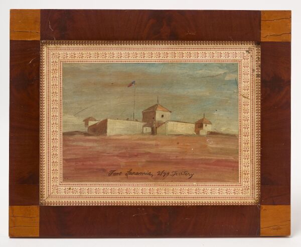 View of Fort Laramie, Wyoming Territory