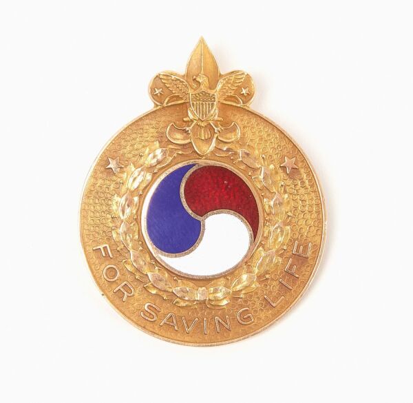 10k Gold Boy Scout Life Saving Medal