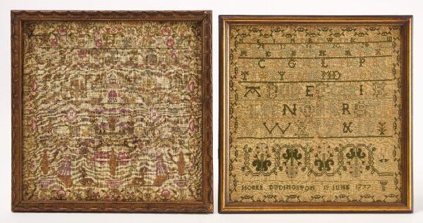 Two 18th Century Needlework Samplers