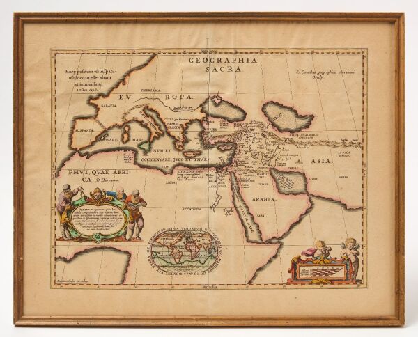Jan Jansson - Map Engraving of Geographia Sacra