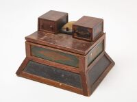 Paint-Decorated Canted Sewing Chest