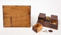 Paint-Decorated Canted Sewing Chest - 4