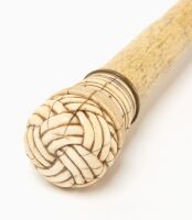 Scrimshaw Walking Stick with Sailor's Knot - 2