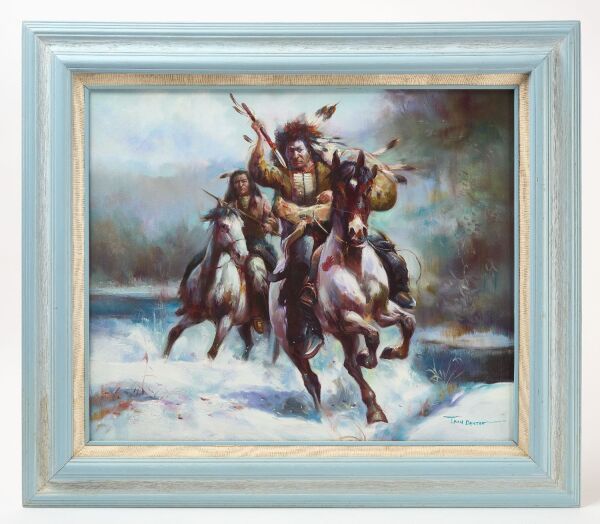 Troy Denton - Native American Warriors on Horseback