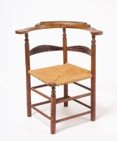 Paint-Decorated Corner Chair