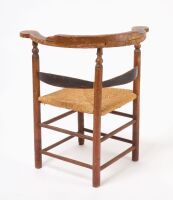 Paint-Decorated Corner Chair - 2
