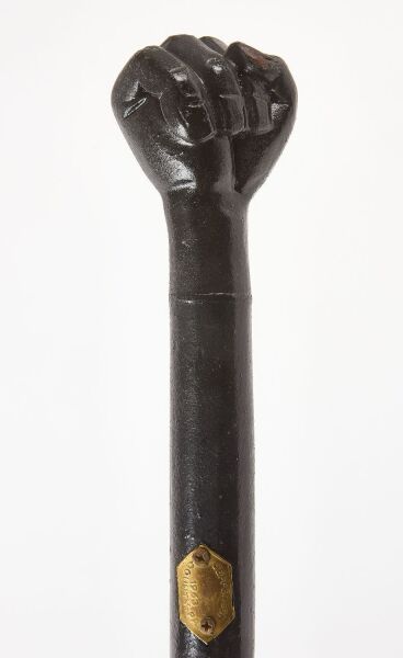 Black Power Jefferson County PA Walking Stick with Clenched Fist