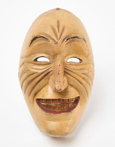 White False Face Society Beggar Mask