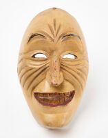 White False Face Society Beggar Mask