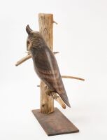 Owl Decoy, signed 'DVC' - 2