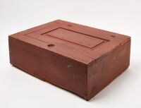 Countertop Cupboard in Red Paint - 4