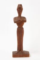 Folk Art Figure of a Captain Jinx with Crossed Arms