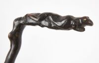 Folk Art Walking Stick with Frog