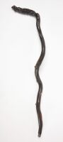 Folk Art Walking Stick with Frog - 2