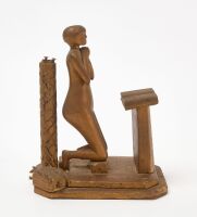 Folk Art Prayer Figure - 2